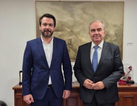 Πρωτοβουλία Τάσου Μπαρτζώκα για το Τελωνείο της Κουλούρας - Συνάντηση με τον Αν. Υπουργό Εθνικής Οικονομίας Νίκο Παπαθανάση για τη συνέχιση του έργου.