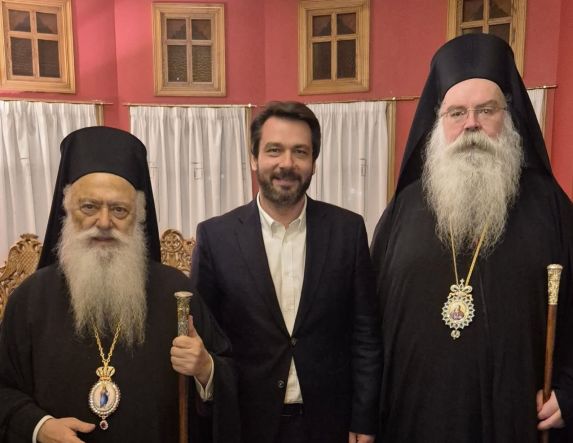 Παρουσία του Τάσου Μπαρτζώκα στην ενθρόνιση του νέου Καθηγουμένου της Μονής Παναγίας Δοβρά