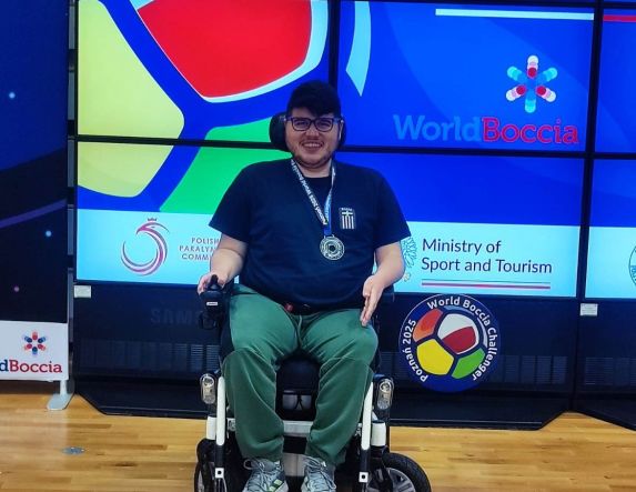 Δεύτερος ο Ντουμανόπουλος στο World Boccia Challenger του Πόζναν!