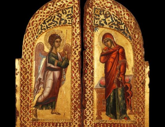 ‘’Ένα έκθεμα - Μια ιστορία’’ Ξυλόγλυπτο βημόθυρο με παράσταση του Ευαγγελισμού της Θεοτόκου από το Βυζαντινό Μουσείο Βέροιας