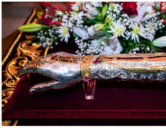 Την Τρίτη 9 Δεκεμβρίου: Η δεξιά χείρα του Αγίου Γερασίμου του Υμνογράφου στον Άγιο Λουκά τον Ιατρό στην Παναγία Δοβρά