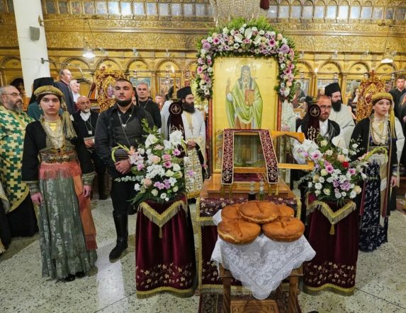 Με λαμπρότητα και συγκίνηση ο εορτασμός του Πολιούχου της Νάουσας, Οσίου Θεοφάνη του Θαυματουργού