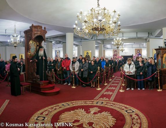 Ο Αργολίδος Νεκτάριος στον Άγιο Λουκά της Παναγίας Δοβρά