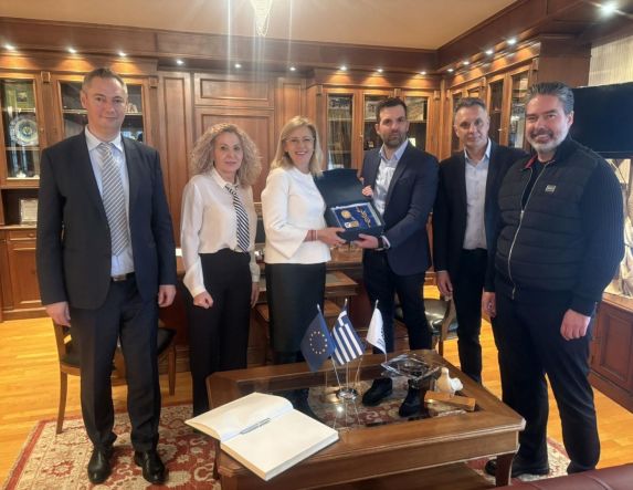 Το Επιμελητήριο Ημαθίας  επισκέφθηκε η Γενική  Πρόξενος της Ρουμανίας 