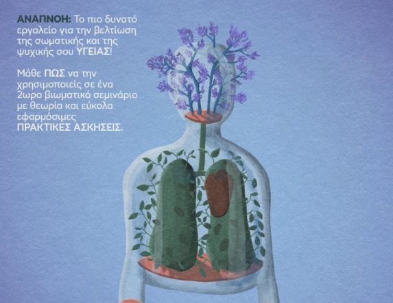 Το Σάββατο 18 Απριλίου  Σεμινάριο στη Δημόσια Βιβλιοθήκη Βέροιας για την «δύναμη της Αναπνοής»