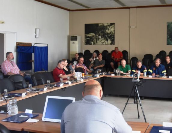 Συνεδρίασε το Συντονιστικό Όργανο Πολιτικής Προστασίας του Δήμου Νάουσας για την πρόληψη και την ετοιμότητα ενόψει της αντιπυρικής περιόδου