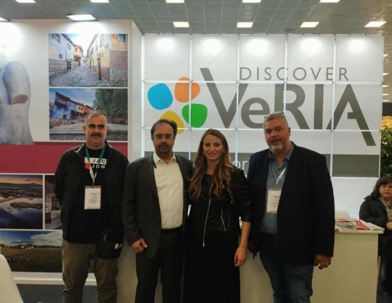 Η Συντονίστρια του Γραφείου του Πρωθυπουργού στο σταντ του Δήμου Βέροιας στην 40η Philoxenia