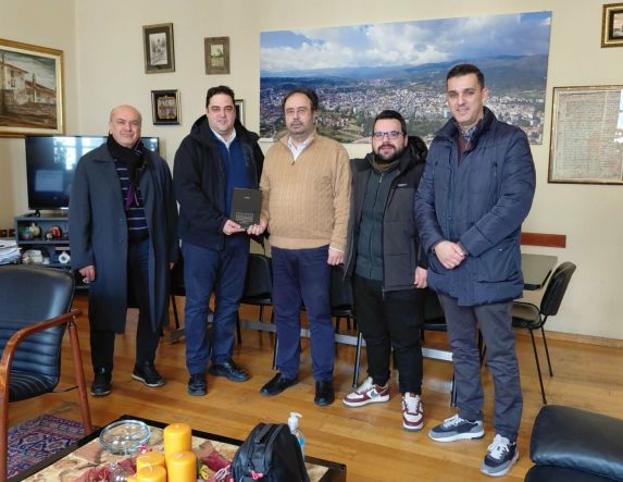 Εθιμοτυπική συνάντηση  του Δημάρχου Βέροιας με τον  Σύλλογο Ζαχαροπλαστών Ημαθίας