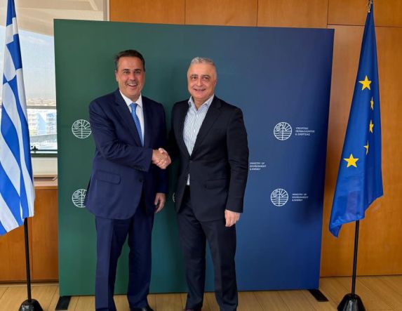 Συνάντηση Υπ. Περιβάλλοντος και Ενέργειας  με τον Υφ. Ανάπτυξης, Λ. Τσαβδαρίδη Όρια Οικισμών, Πράσινο Ταμείο για τους Δήμους και μείωση κόστους αγροτικού  ρεύματος, στην ατζέντα της συζήτησης