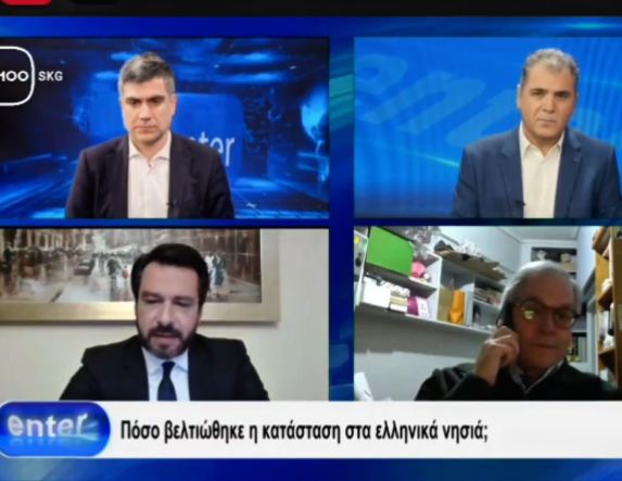 Ο Τάσος Μπαρτζώκας στην TV100 για το μεταναστευτικό και το έργο των ανδρών και γυναικών του Λιμενικού