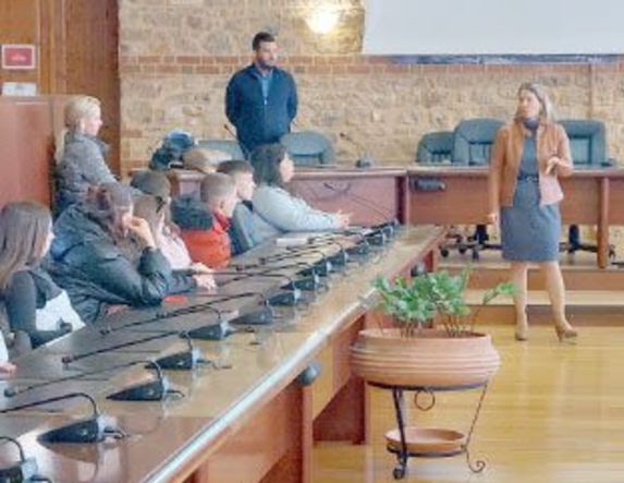 Μαθητές του ΕΠΑΛ Βέροιας επισκέφθηκαν το Δημαρχείο
