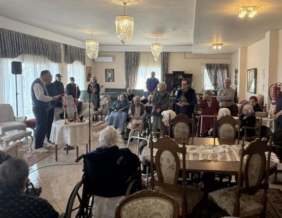 Χαιρετισμοί της Θεοτόκου  στο Γηροκομείο Βέροιας