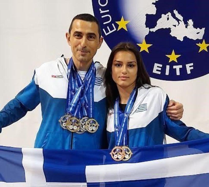 Το Taekwon-do της Νάουσας στην κορυφή της Ευρώπης! Νέα επιτυχία για Νένα και Παναγιώτη Δημητριάδη 