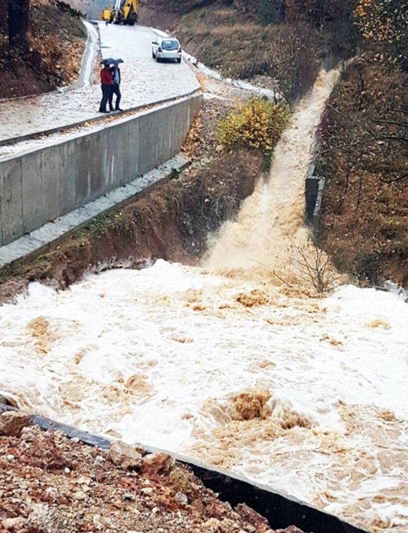 Έπληξαν και την Ημαθία οι έντονες βροχοπτώσεις