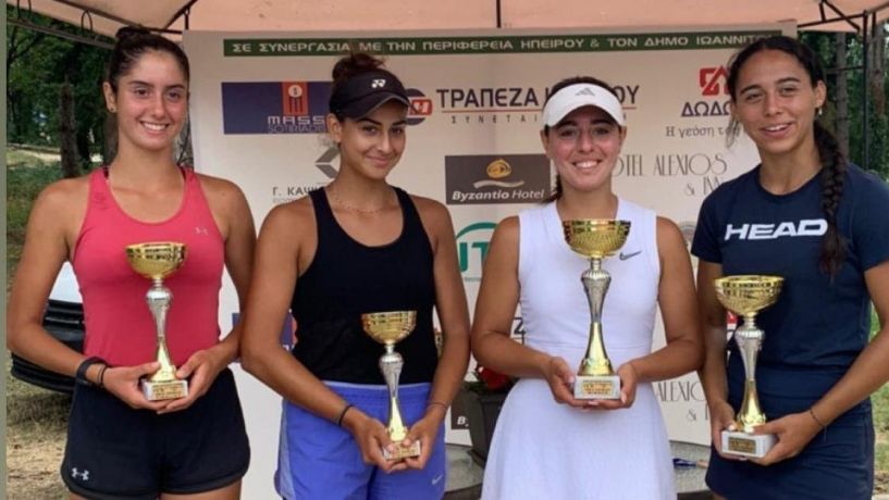 Πρωταθλήτριες στο διεθνές πρωτάθλημα της ITF στα Ιωάννινα Λαζαρίδου και Πήττα