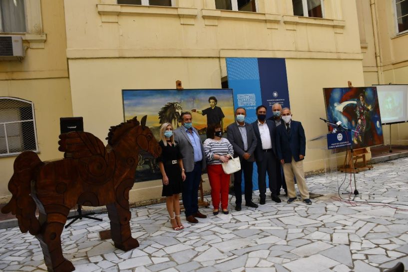 Η Μακεδονία τιμά στην Βέροια τον Μίκη Θεοδωράκη με του έργο του Μάκη Βαρλάμη (Εικόνες)