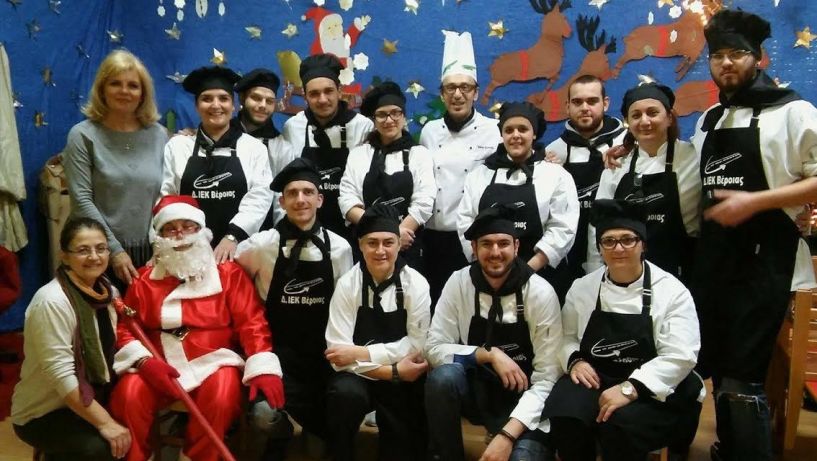 Χριστουγεννιάτικα μπισκοτόσπιτα στον παιδικό Αγγελοχωρίου
