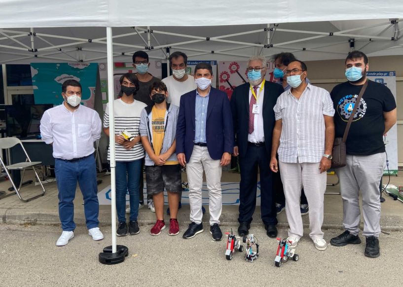 Η ΔΙΚΤΥΩΣΗ στην έκθεση Αθλητικής Ρομποτικής στα πλαίσια του Rally Acropolis