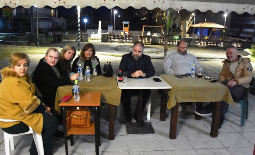 Επίσκεψη του Δημάρχου Νάουσας  στην Τοπική Κοινότητα Μονοσπίτων