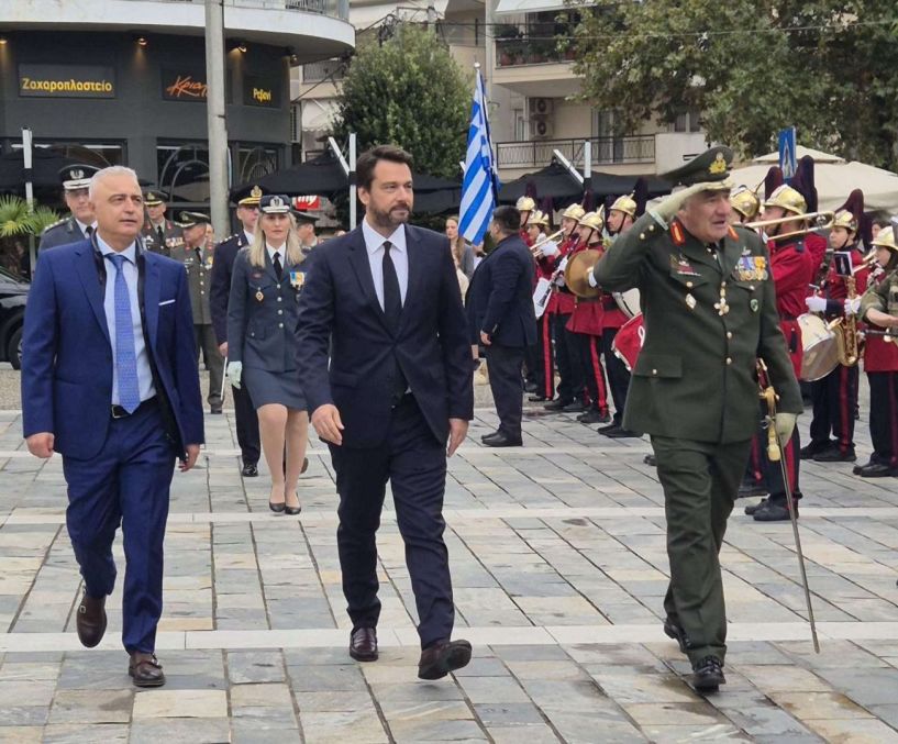 Ο Τάσος Μπαρτζώκας εκπρόσωπος της Βουλής των Ελλήνων στους εορτασμούς για την 113η Επέτειο της Απελευθέρωσης της Βέροιας