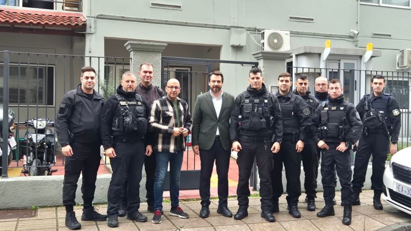 Τ. Μπαρτζώκας: Υποδοχή Αστυνομικών της νέας Ομάδας Πρόληψης στην Αλεξάνδρεια