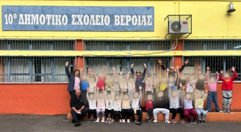 Το 10ο Δημοτικό Σχολείο Βέροιας σε Δράση με τις Αθλητικές Ομοσπονδίες και Μηνύματα Ειρήνης