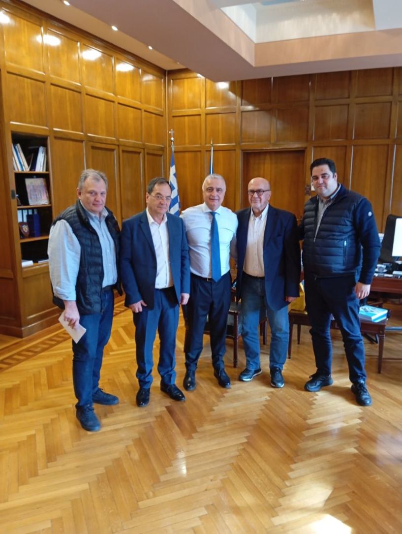 Με τον υφ. Ανάπτυξης,  Λ. Τσαβδαρίδη, συναντήθηκαν μέλη της Ο.Ε.Ζ.Ε.  για ζητήματα του κλάδου τους