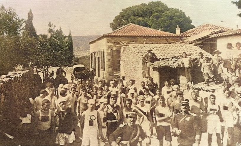 ΜεΜιαΜατια «Η εκκίνησις των δρομέων εκ Μαραθώνος»