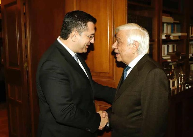 Συνάντηση του Προέδρου της ΕΝΠΕ Απόστολου Τζιτζικώστα, με τον Πρόεδρο της Δημοκρατίας Προκόπη Παυλόπουλο