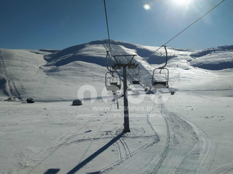 Βόλτα με το λιφτ στο χιονισμένο Σέλι! (Βίντεο - φωτογραφιες)