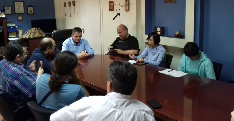 Επίσκεψη Κινέζων επιθεωρητών της Γενικής Διοίκησης Τελωνείων στον Κώστα Καλαϊτζίδη