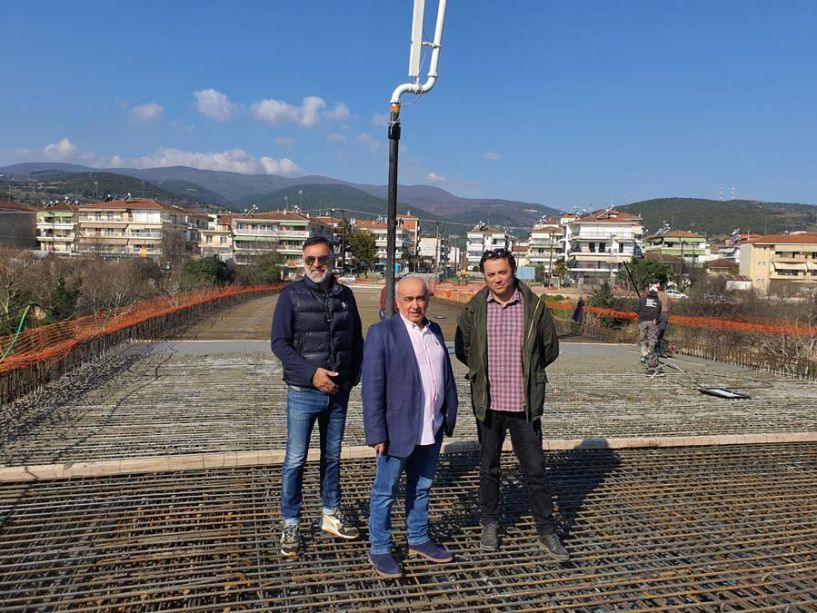 Ξεκίνησε η σκυροδέτηση της Γέφυρας Κούσιου