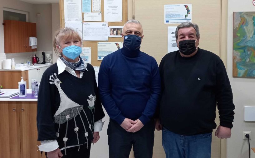 Επίσκεψη του  Λάζαρου Τσαβδαρίδη στον ΣΟΦΨΥ Ημαθίας