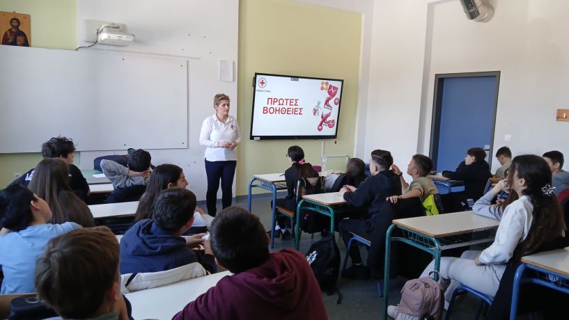 1ο Γυμνάσιο Βέροιας: Ενημέρωση για τις Πρώτες Βοήθειες, στη Δράση  του ενεργού πολίτη 