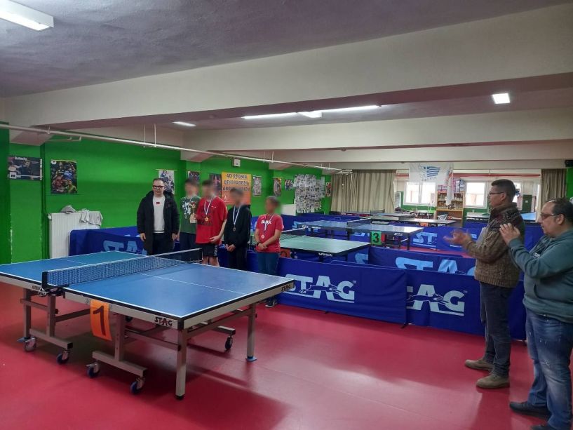 Ολοκληρώθηκε η διεξαγωγή των «Αγώνων ΑθλοΠΑΙΔΕΙΑΣ» Επιτραπέζιας Αντισφαίρισης Γυμνασίων και Δημοτικών