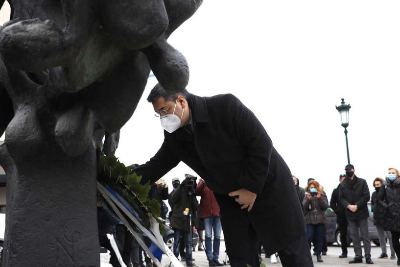 Α. Τζιτζικώστας για την Ημέρα Μνήμης των Ελλήνων Εβραίων Μαρτύρων και Ηρώων του Ολοκαυτώματος-'Το πιο ισχυρό εμβόλιο ενάντια στη λήθη είναι η Παιδεία και η μνήμη-Ποτέ ξανά'