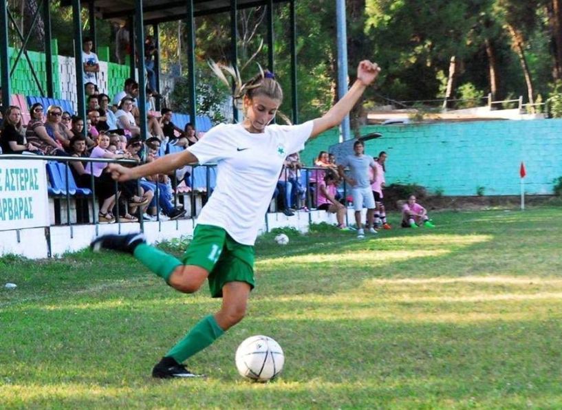 Στην Εθνική ποδοσφαιρική ομάδα Κορασίδων η Ολίνα Μπαξεβάνου 