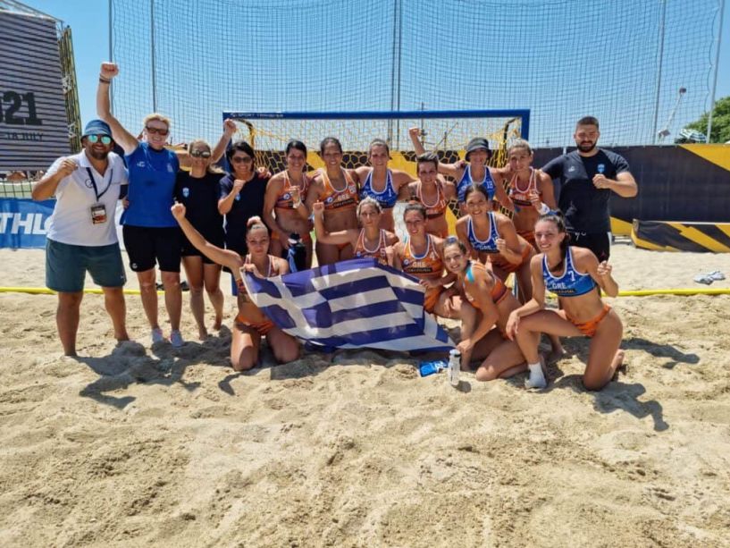 Φινάλε στο EURO Beach Handball . Στην 9η θέση οι γυναίκες στην 16η οι άνδρες 