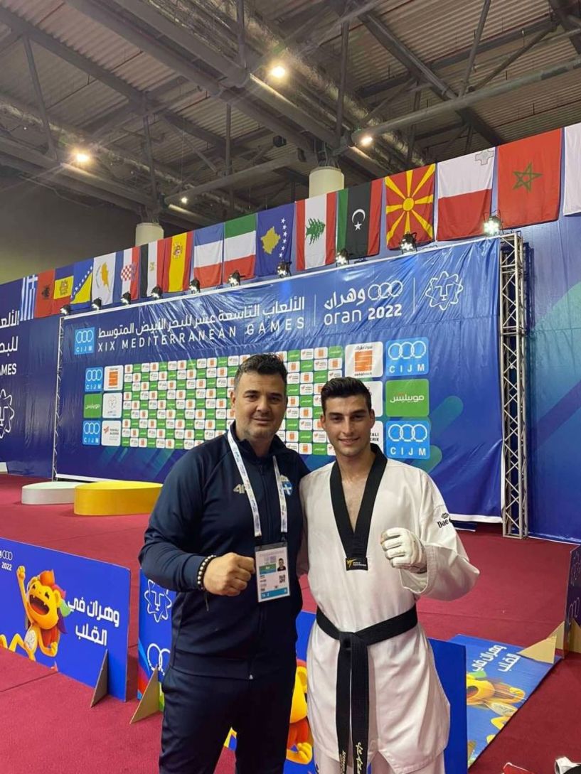 Χάλκινο μετάλλιο κατέκτησε ο Χαμαλίδης Κωνσταντίνος στους Mεσογειακούς Αγώνες του Οράν στην Αλγερία 