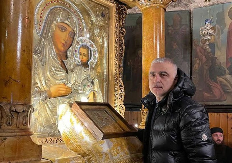 Ο Λάζαρος Τσαβδαρίδης στους Άγιους Τόπους