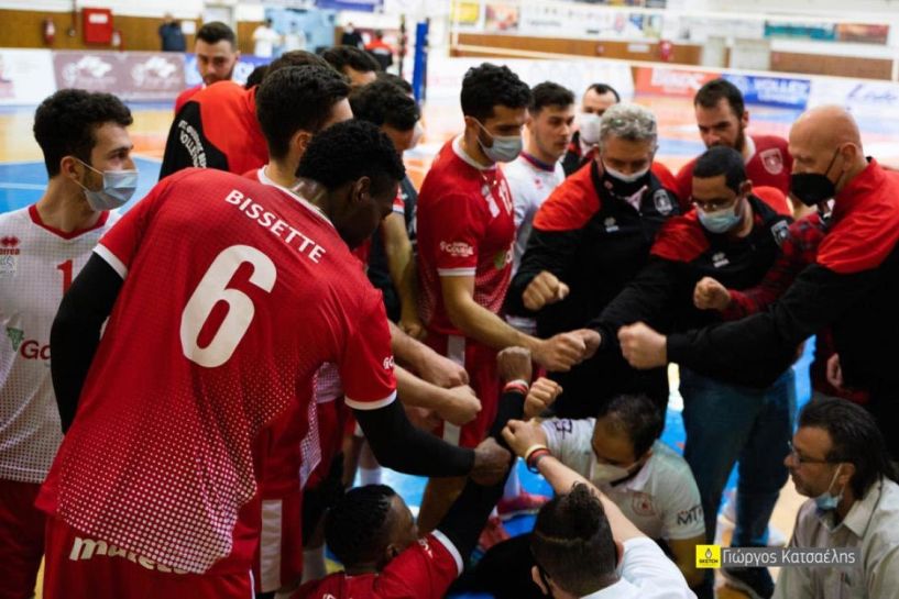 Hellenic Volleyball League . Με νίκη και 3-1 σετ ξεκίνησε ο Φίλιππος επί του ΟΦΗ για τα πλει άουτ 