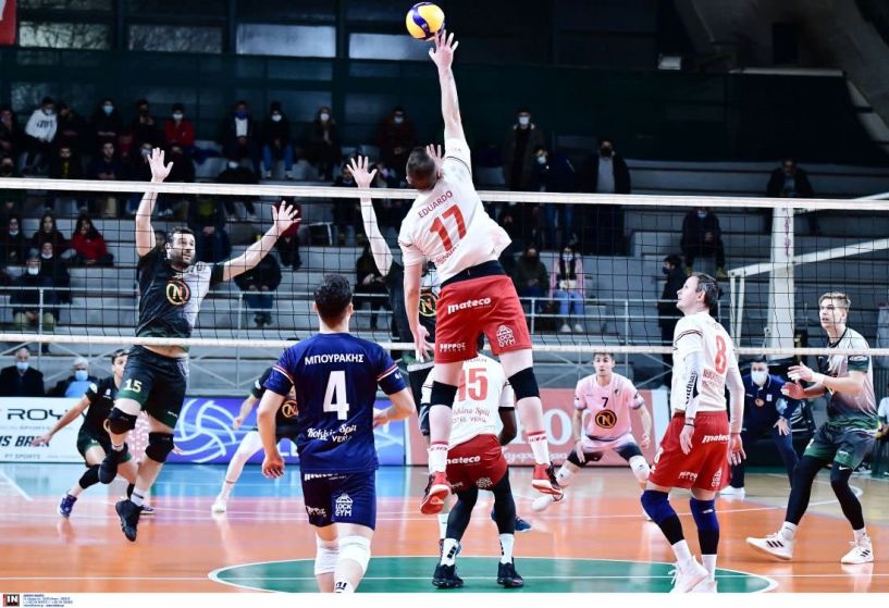 Volleyleague . Μίλων- Φίλιππος 3-1 σετ. Πρώτη συμμετοχή του Γιαράμπα και τελευταία του Προύσαλη.