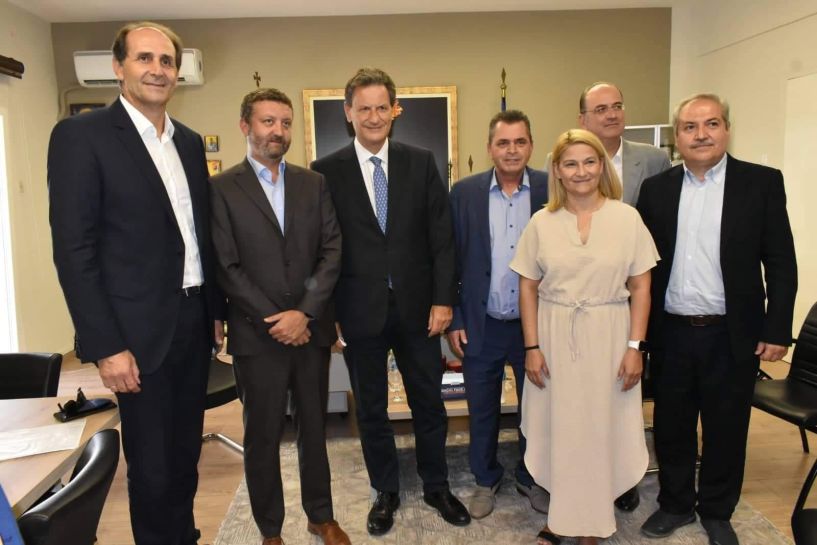 Κρίσιμα τοπικά ζητήματα της Ημαθίας έθεσε ο Κώστας Καλαϊτζίδης στο κλιμάκιο της κυβέρνησης που επισκέφθηκε το Νομό