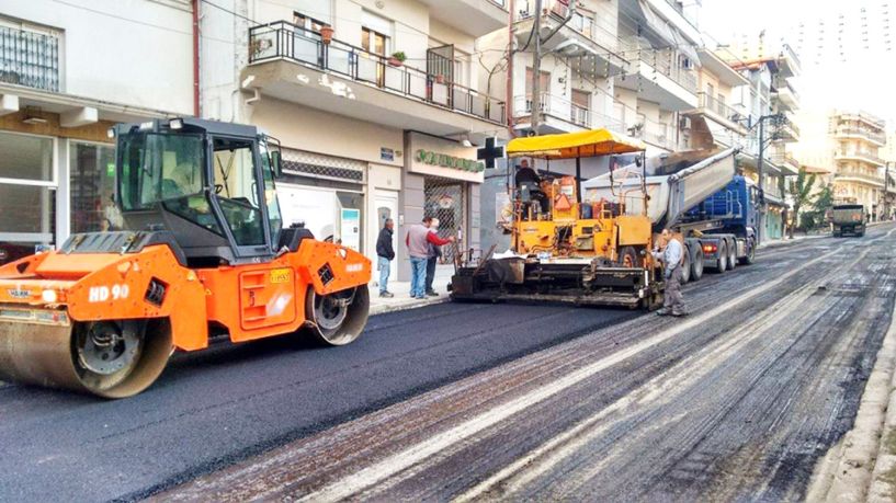 Δήμαρχος Νάουσας: Ικανοποιητικός ο ρυθμός των ασφαλτοστρώσεων