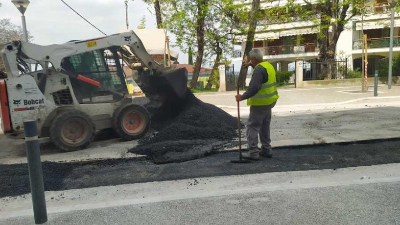 Έπεσε άσφαλτος στην οδό Ανοίξεως Σε κανονική κυκλοφορία από σήμερα