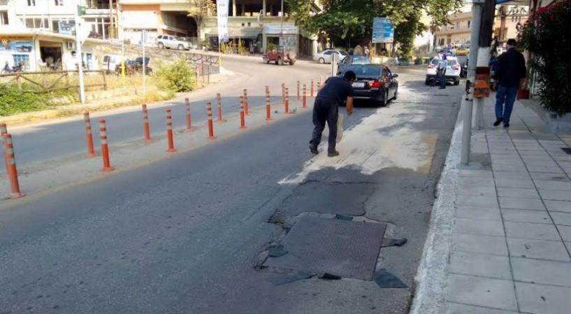 Μια νέα είσοδος πόλης Νάουσας