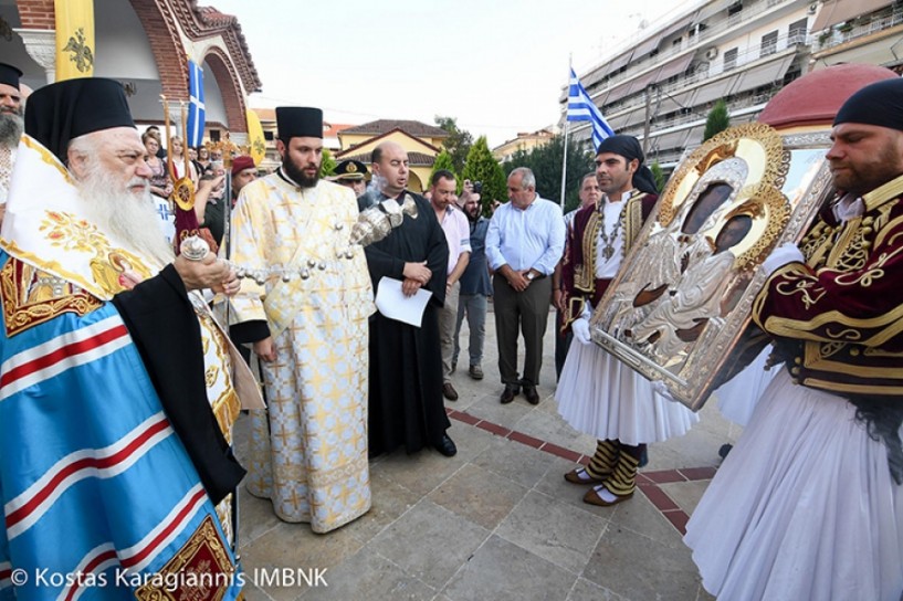 Η ιερή εικόνα της Παναγίας της Γαλιλαίας από τα Ιεροσόλυμα στην Αλεξάνδρεια