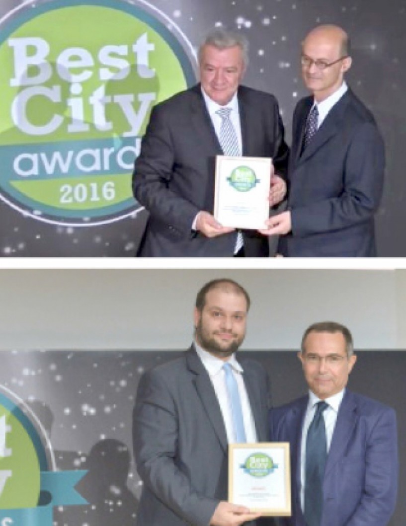 BEST CITY AWARDS Ασημένιο στο Δήμο Αλεξάνδρειας για τα δύο ηλεκτροκίνητα  οχήματα και χάλκινο  στο Δήμο Νάουσας  για τη διαχείριση ενέργειας