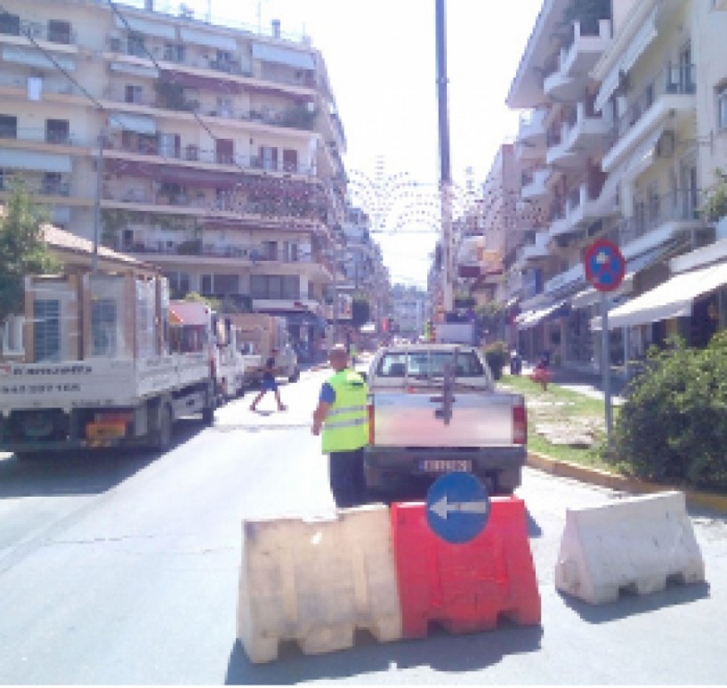 Εκτροπή κυκλοφορίας στη διασταύρωση Μητροπόλεως - Ζωγιοπούλου