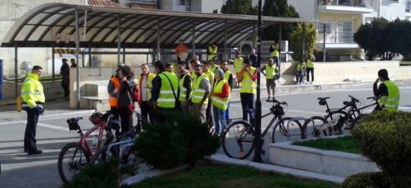 Ποδηλατική διαδρομή και ξενάγηση προσφύγων στο κέντρο της Βέροιας